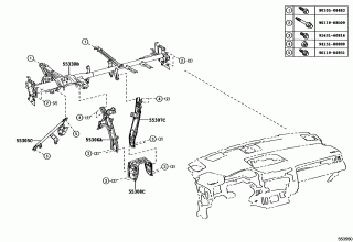 INSTRUMENT PANEL & GLOVE COMPARTMENT 1